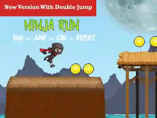 Игра Ninja Run Double Jump онлајн