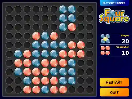 Игра Four Square онлајн