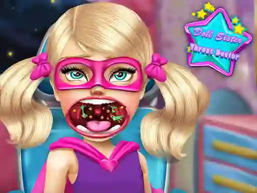 Игра Doll Sister Throat Doctor онлајн