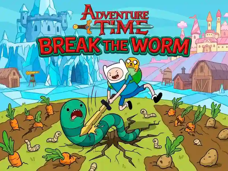 Игра Adventure Time Break the Worm онлајн