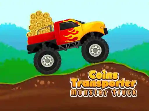 Игра Coins Transporter Monster Truck онлајн