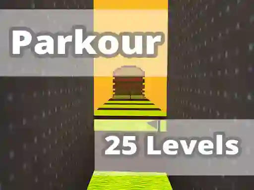 Игра Parkour 25 Levels онлајн