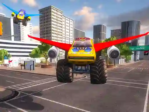 Игра Real Flying Truck Simulator 3d онлајн