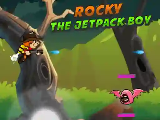 Игра Rocky The Jetpack Boy онлајн