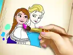 Игра Ice Kingdom Coloring Book онлајн