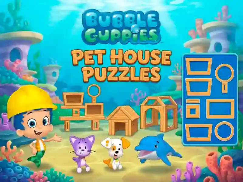 Игра Bubble Guppies Pet House Puzzles онлајн