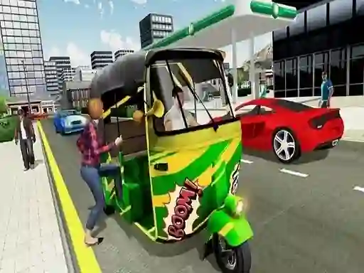 Игра Indian Tricycle Rickshaw Simulator онлајн