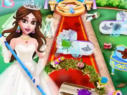 Игра Princess Wedding Cleaning онлајн