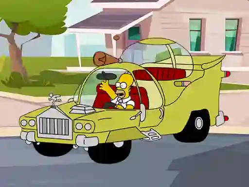 Игра The Simpsons Car Jigsaw онлајн
