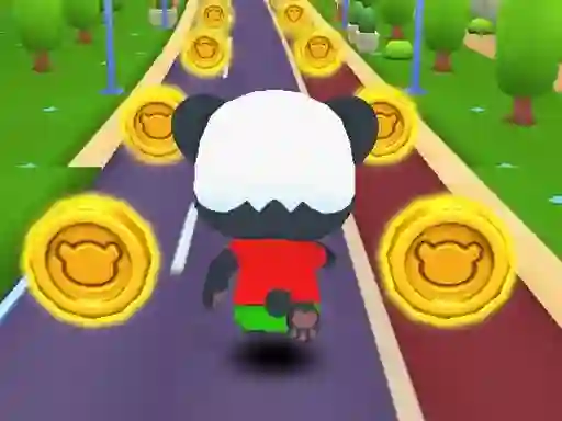 Игра Panda Subway Run онлајн
