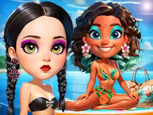 Игра Wave Chic Ocean Fashion Frenzy онлајн