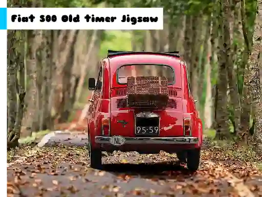 Игра Fiat 500 Old Timer Jigsaw онлајн