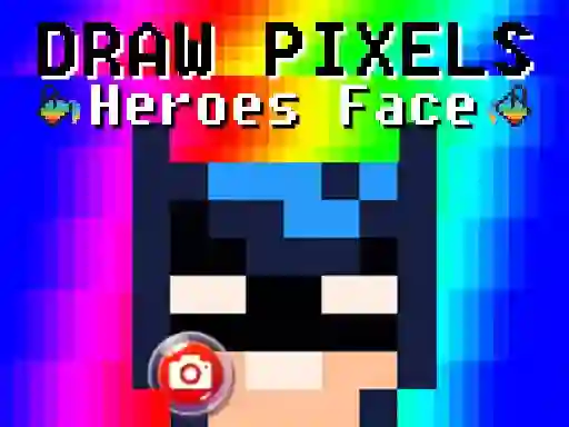 Игра Draw Pixels Heroes Face онлајн