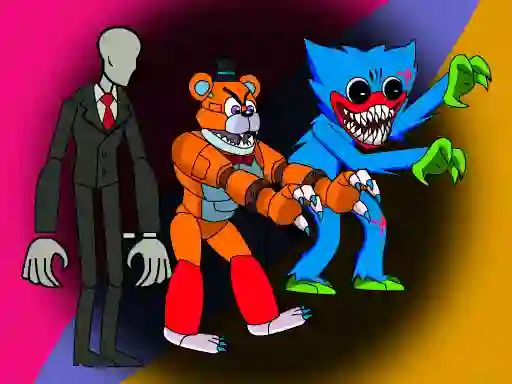 Игра Monsters Attack Among Us Squad онлајн