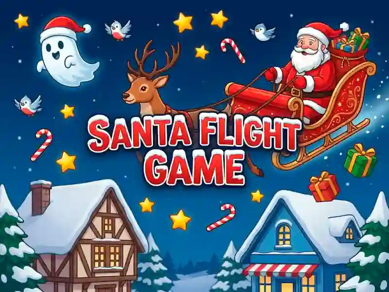 Игра Santa Flight Game онлајн