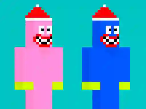 Игра Noob Huggy Kissiy онлајн