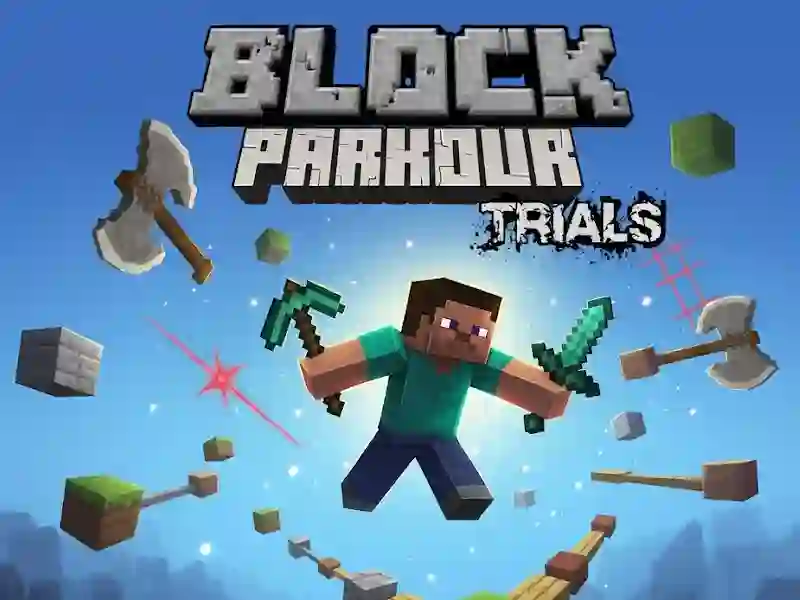 Игра Block Parkour Trials онлајн