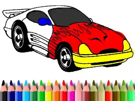 Игра Back To School: Muscle Car Coloring онлајн