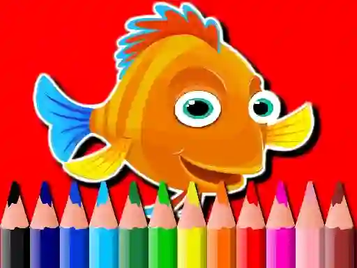 Игра Back To School: Fish Coloring Book онлајн