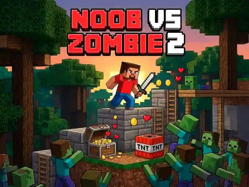 Игра Noob vs Zombie 2 онлајн