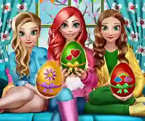 Игра Princesses Easter Fun онлајн