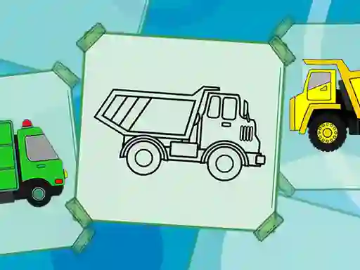 Игра Truck Coloring Book онлајн