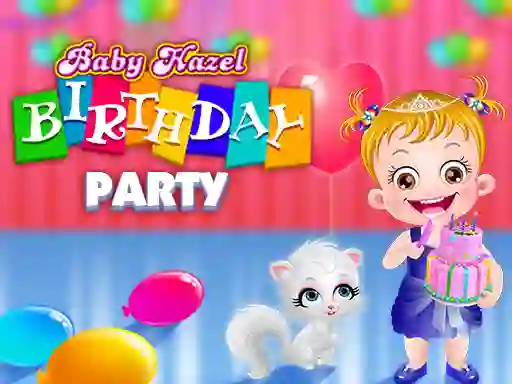Игра Baby Hazel. Birthday party онлајн