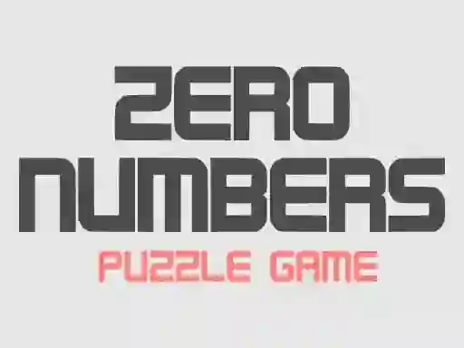 Игра Zero Numbers Puzzle Game онлајн