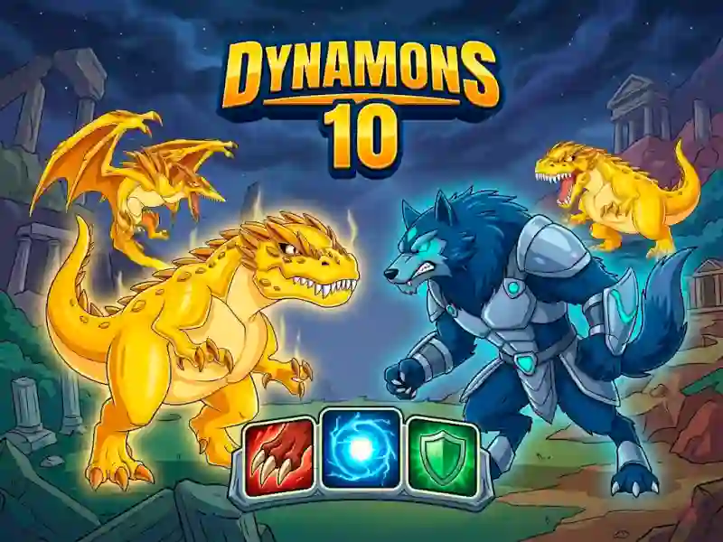 Игра Dynamons 10 онлајн