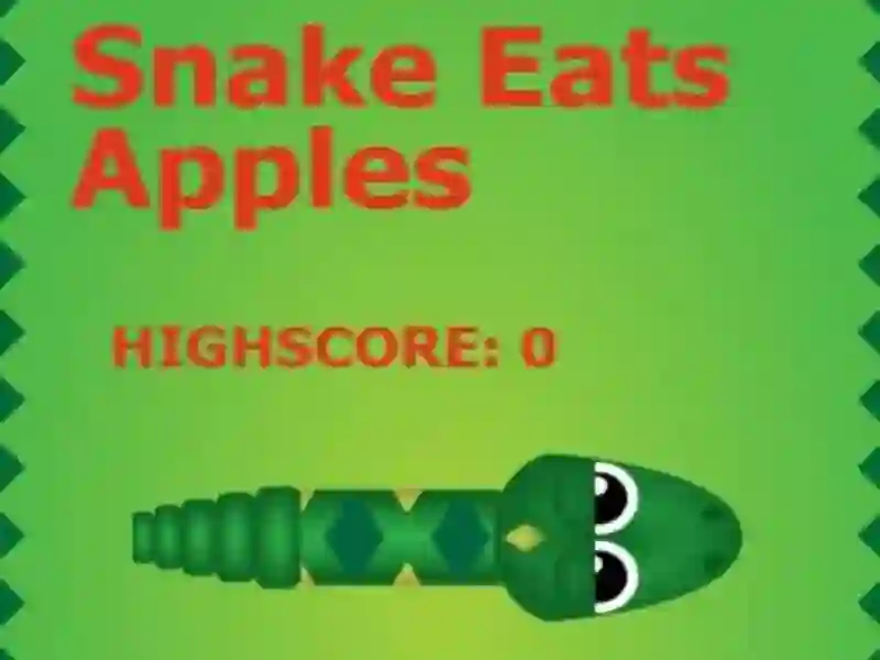 Игра Snake Eats Apples онлајн