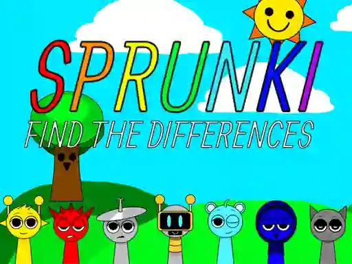 Игра Sprunki Find The Differences онлајн