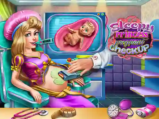Игра Sleepy Princess Pregnant Check Up онлајн