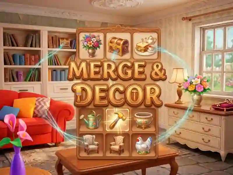 Игра Merge & Decor онлајн