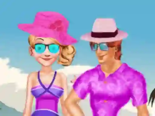 Игра Couple Hawaii Vacation онлајн