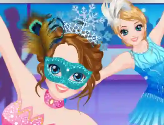 Игра Ice Skater Princess Dressup онлајн