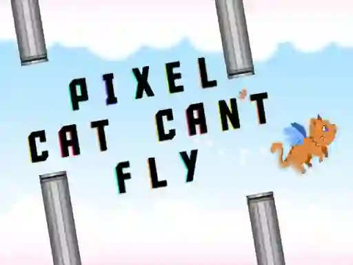 Игра Pixel cat can't fly онлајн