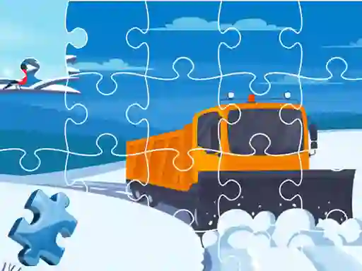 Игра Winter Trucks Jigsaw онлајн
