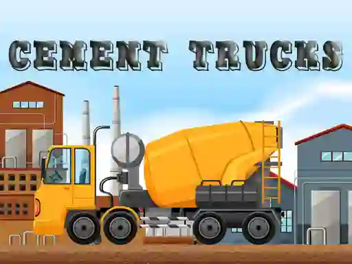 Игра Cement Trucks Hidden Objects онлајн