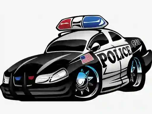 Игра Police Cars Memory онлајн