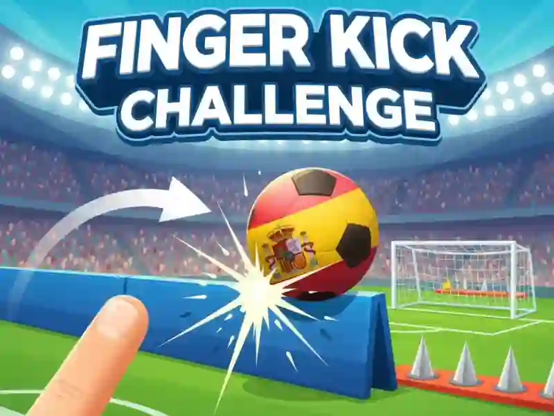 Игра Finger Kick Challenge онлајн