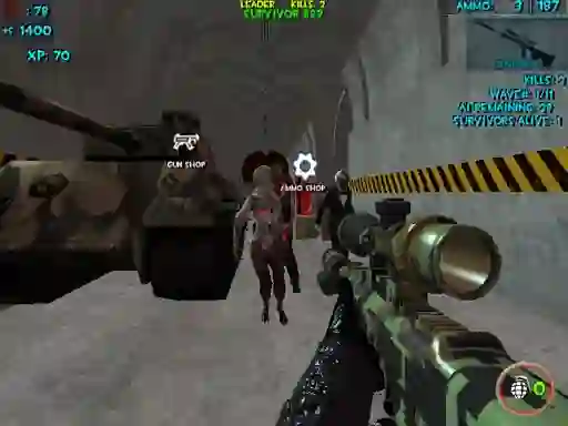 Игра Zombie Apocalypse Bunker Survival Z онлајн