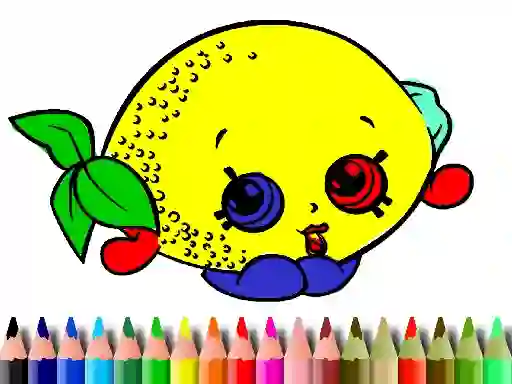 Игра Back To School: Fruits Coloring Book онлајн