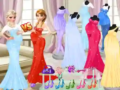 Игра Pregnant Princesses Fashion Dressing Room онлајн