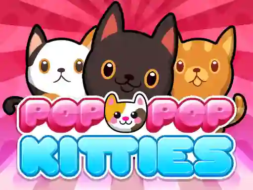 Игра Pop-pop kitties онлајн