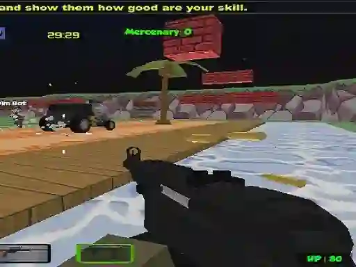 Игра Blocky Combat Strike Zombie Multiplayer онлајн