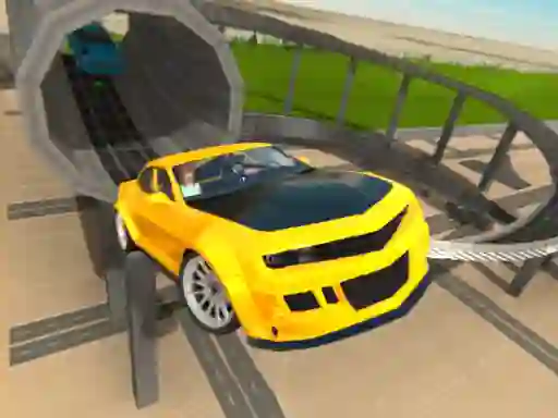 Игра Car Driving Stunt Game 3d онлајн