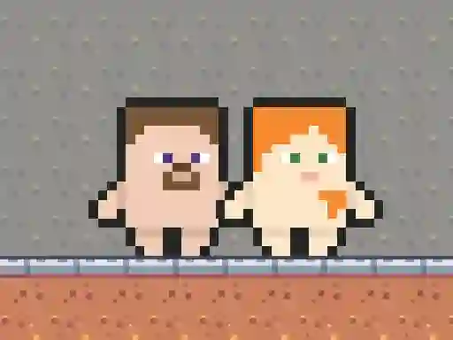 Игра Pixi Steve Alex Herobrine онлајн