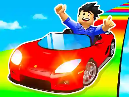 Игра Epic Car Stunt Race Obby онлајн