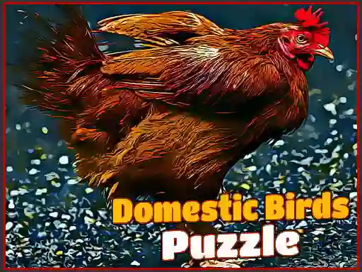 Игра Domestic Birds Puzzle онлајн