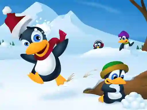 Игра Cute Penguin Slide онлајн